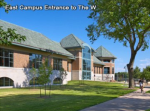 East Campus Entrance to the W